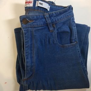 Blue skinny jeans - Wrangler / UO collab